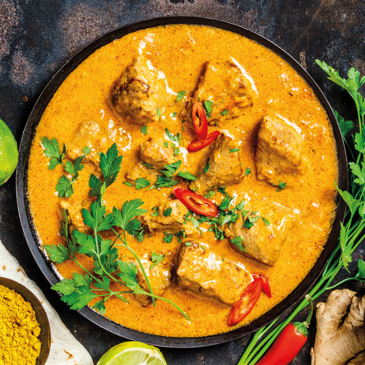 Hähnchen Ingwer-Curry | 2 Portionen, á 250 g