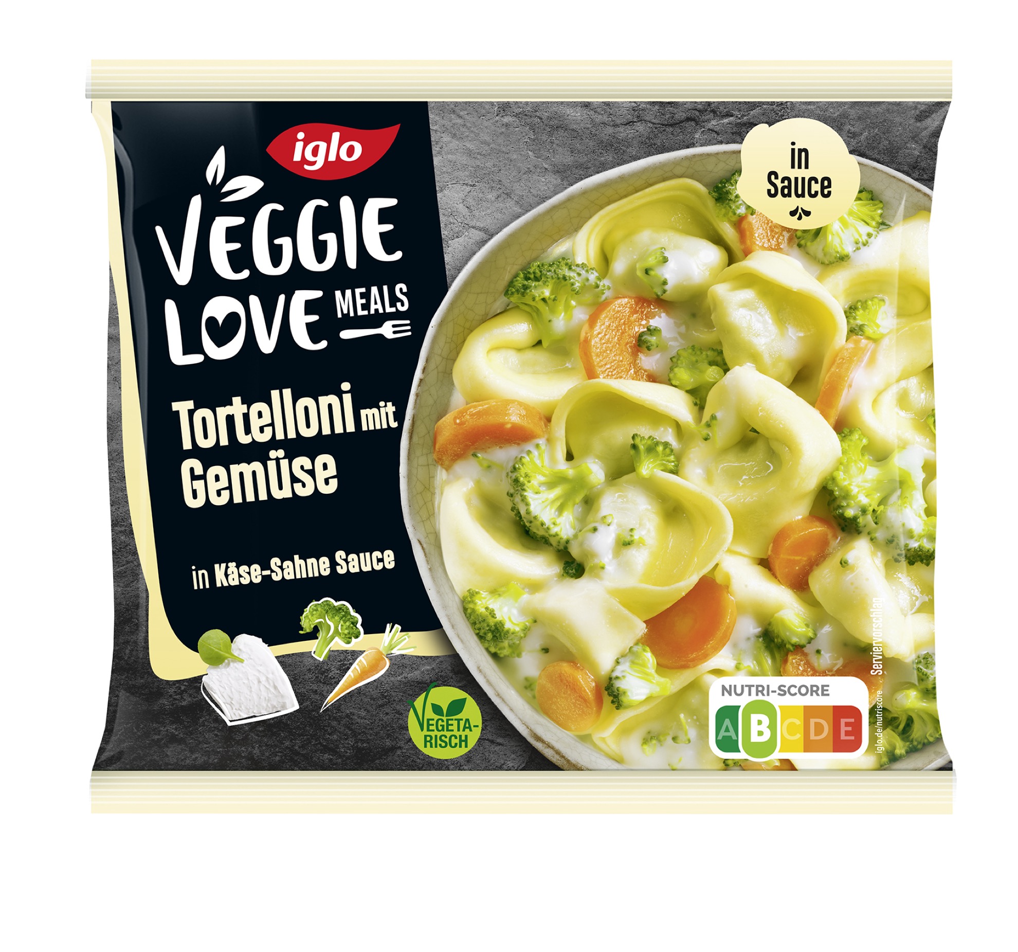 iglo Tortelloni Käse-Sahnesauce - Veggie Love