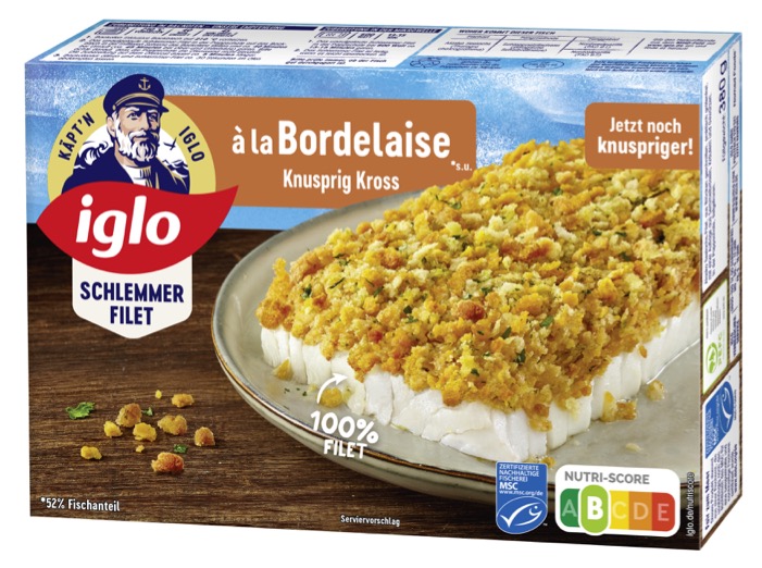 iglo Schlemmer-Filet à la Bordelaise Knusprig Kross MSC 380g