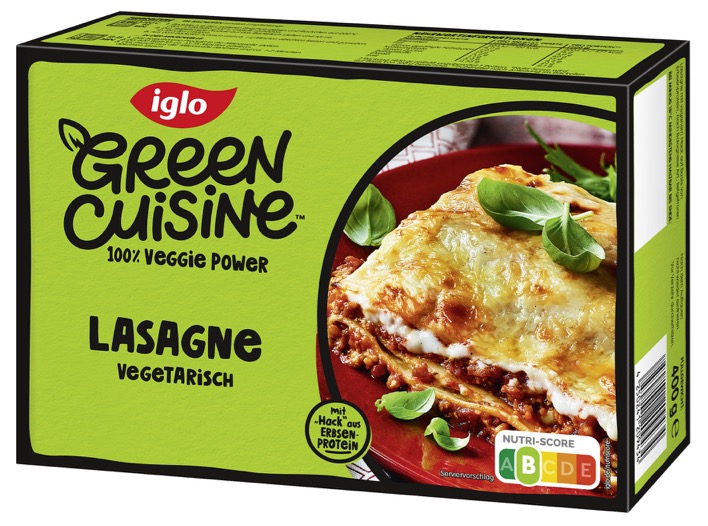 iglo Green Cuisine vegetarische Lasagne