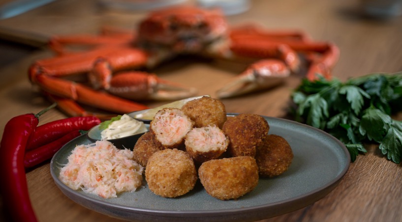 Norwegische Schneekrabben-Croquetas 200g