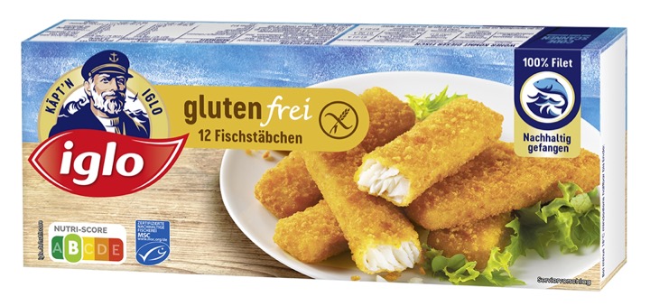 iglo 12 Fischstäbchen glutenfrei 360g MSC