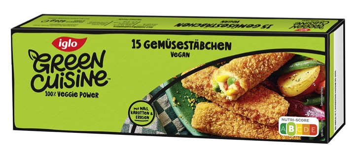 iglo Green Cuisine vegane Gemüsestäbchen